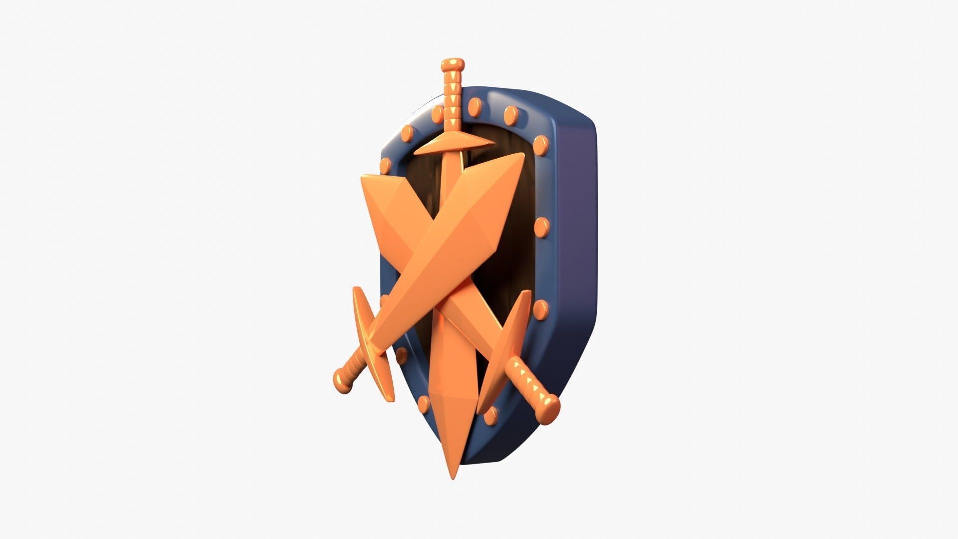 Bronze Tier 3D Illustration 3D model_9