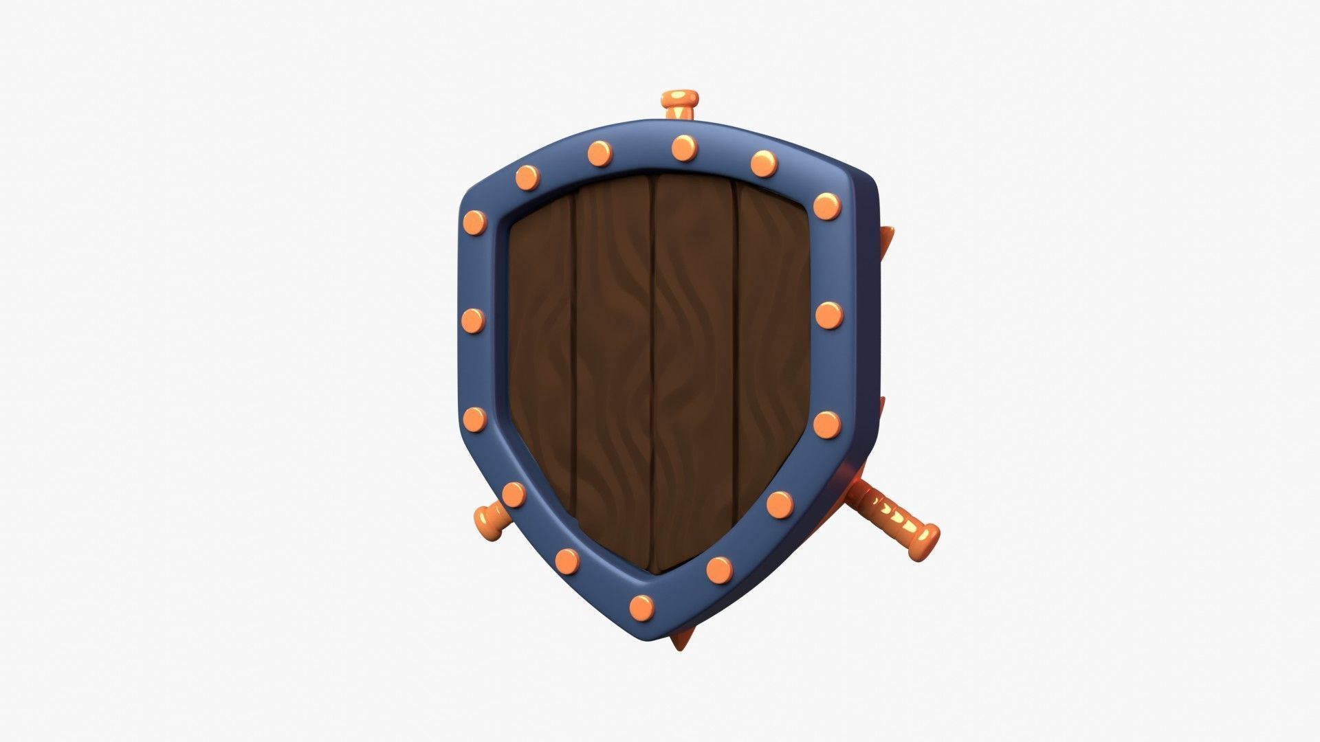 Bronze Tier 3D Illustration 3D model_6