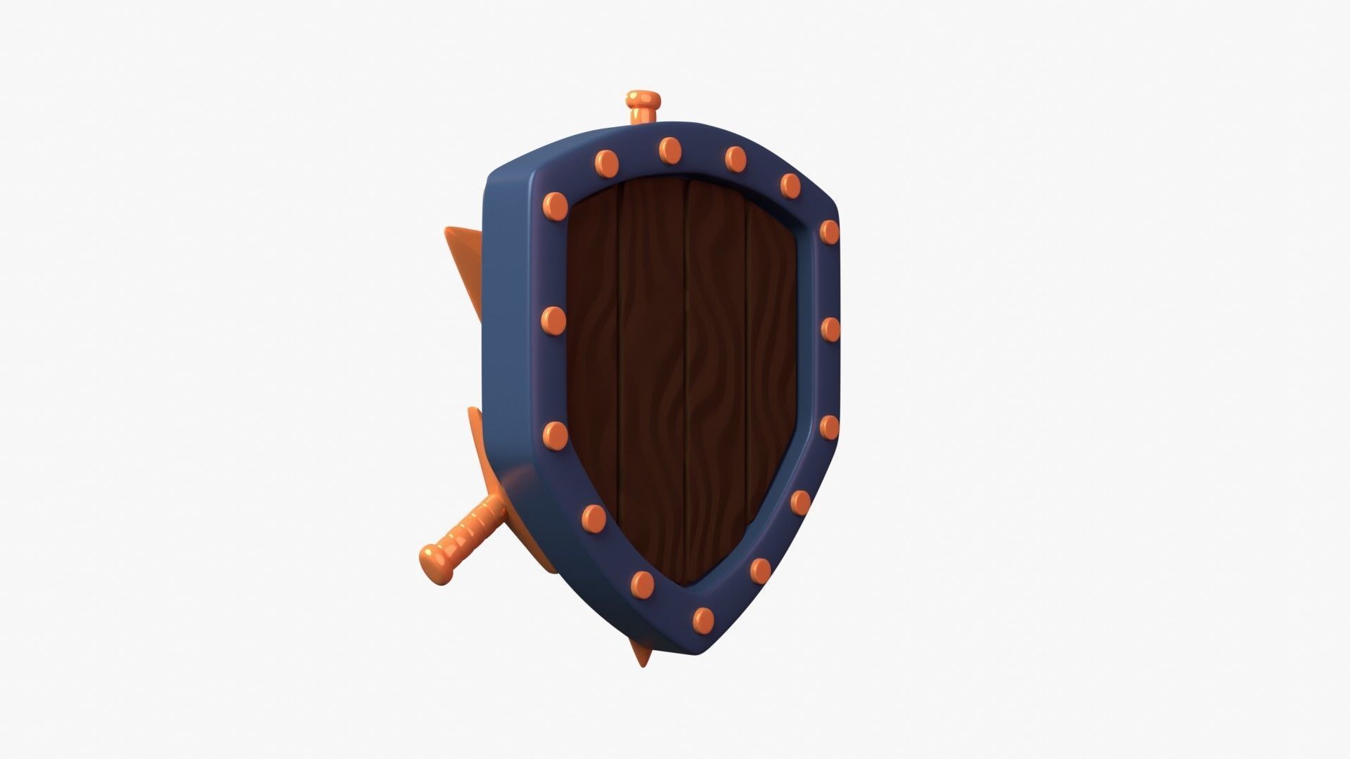 Bronze Tier 3D Illustration 3D model_3
