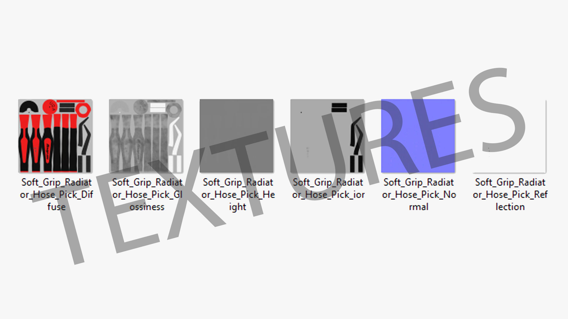 SO Soft Grip Radiator Hose Pick SGA173BR Low-poly 3D model_30