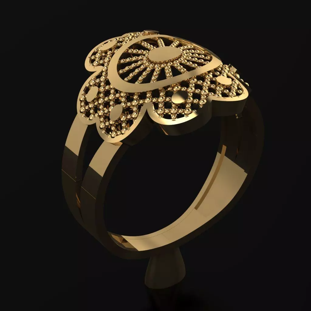 RING SIZE 18 NEW MODEL -GOLD PARK 3D print model_0