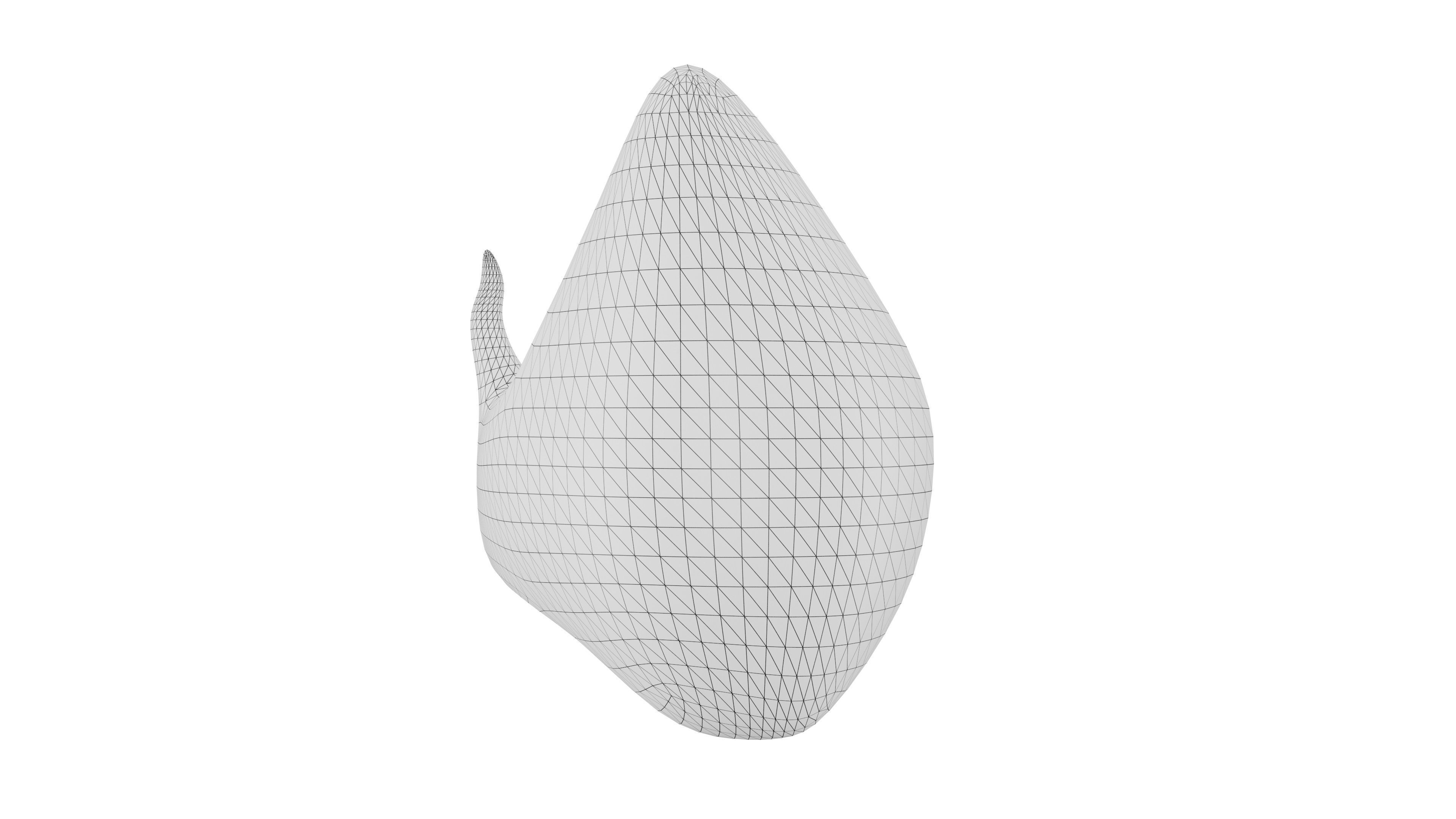 Thyroid 3D Model - Realistic Human Thyroid Anatomy Low-poly 3D model_9