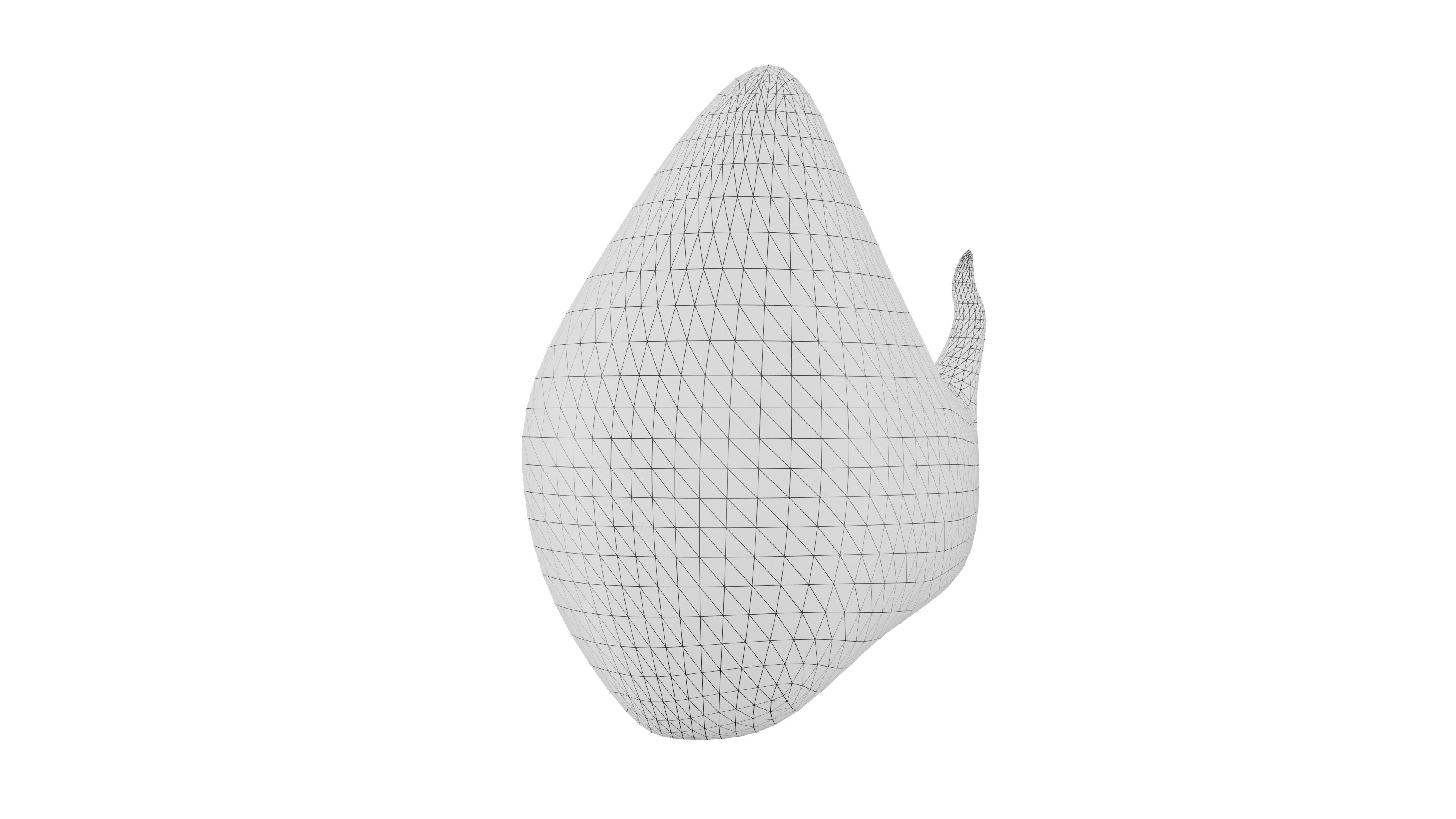 Thyroid 3D Model - Realistic Human Thyroid Anatomy Low-poly 3D model_8