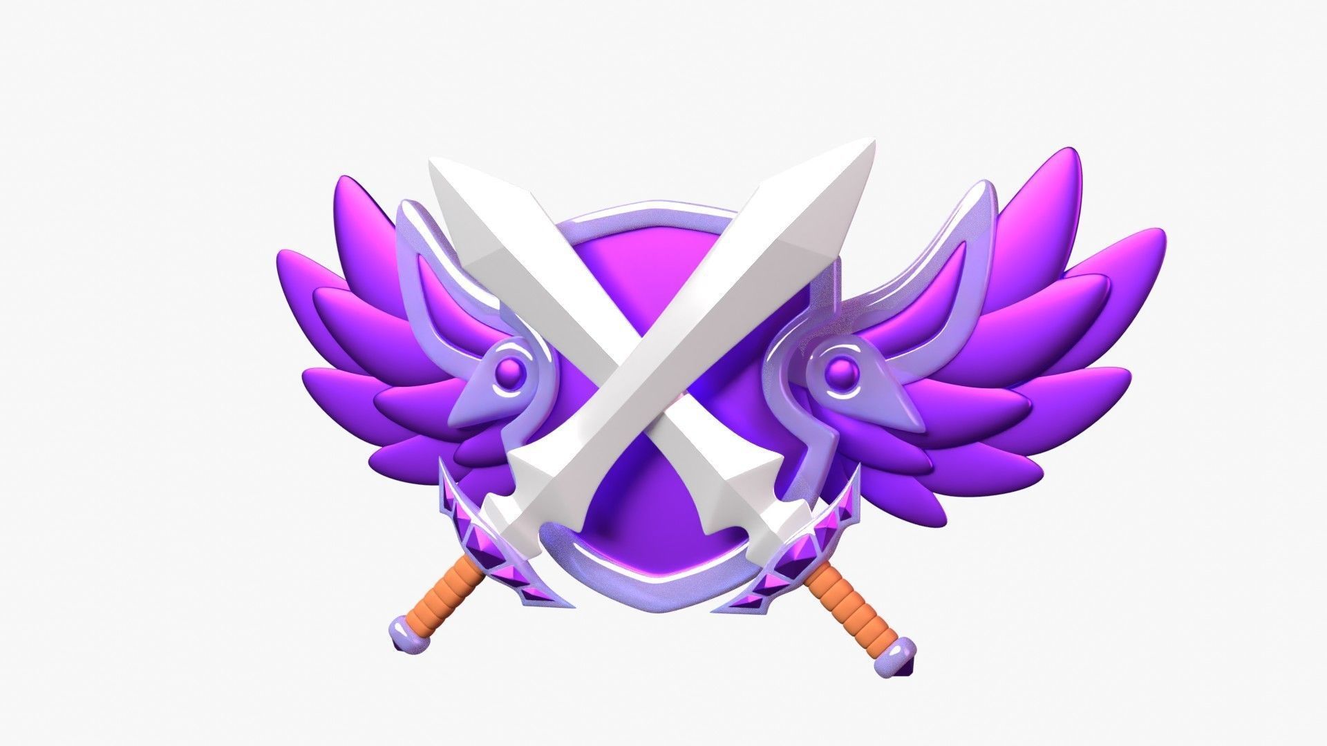 Diamond Tier 3D Illustration 3D model_2