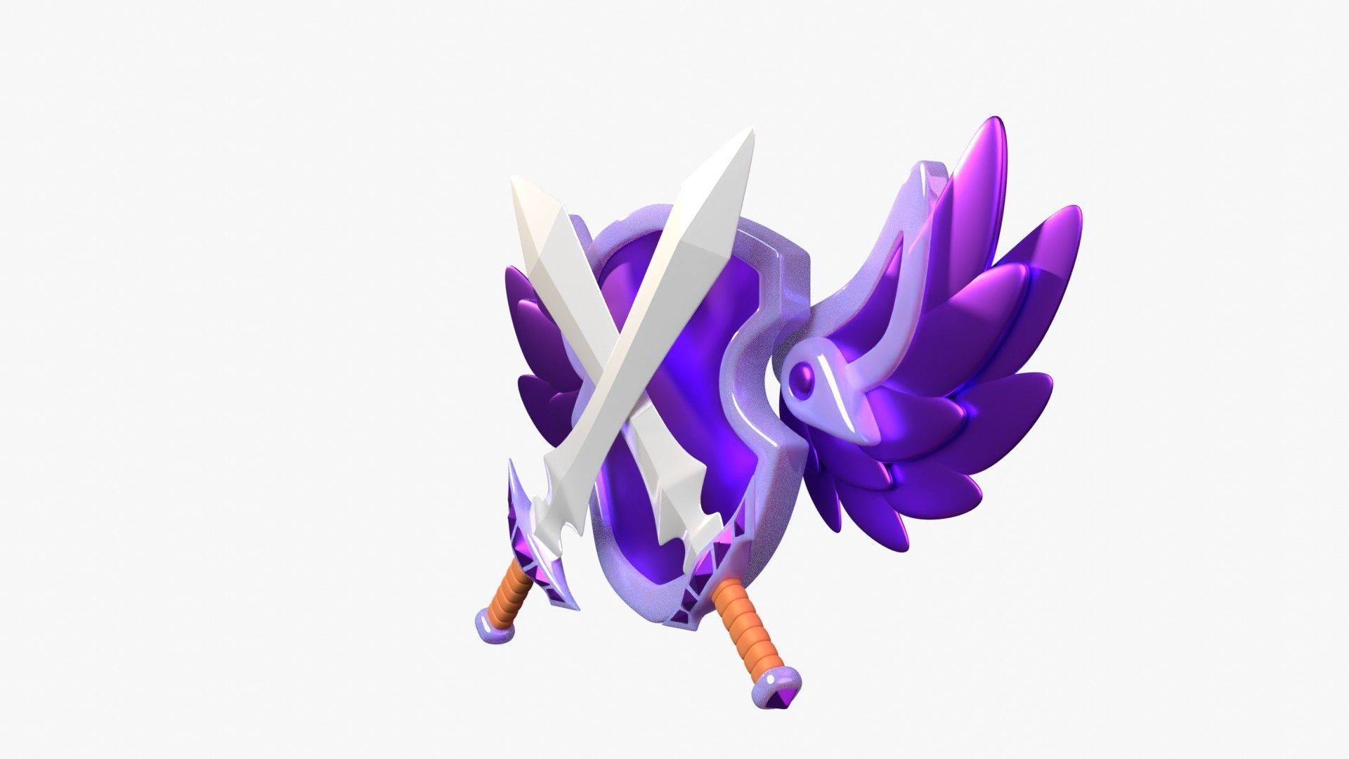 Diamond Tier 3D Illustration 3D model_4