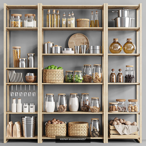 Kitchen Accessories Collection vol 12 3D Model Pack 3