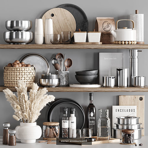 Kitchen Accessories Collection vol 12 3D Model Pack 5