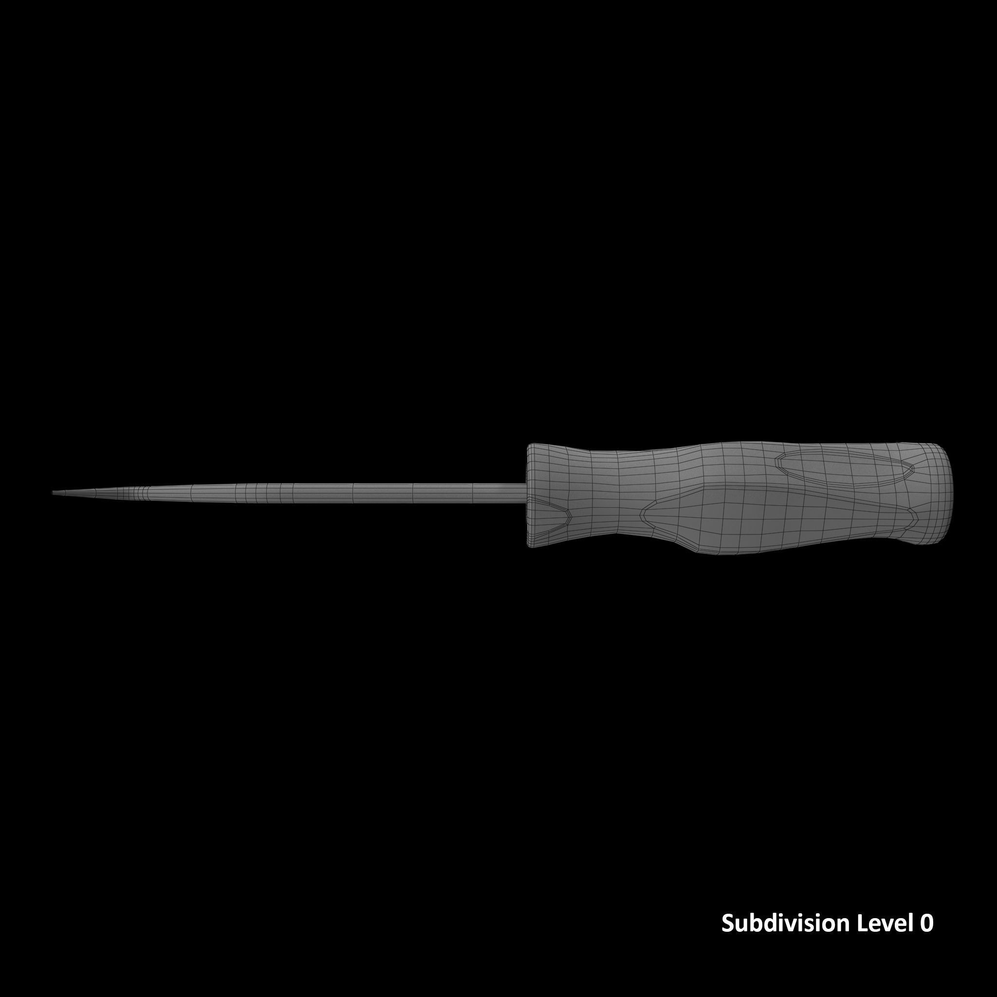 Soft Grip Radiator Hose Pick Low-poly 3D model_14