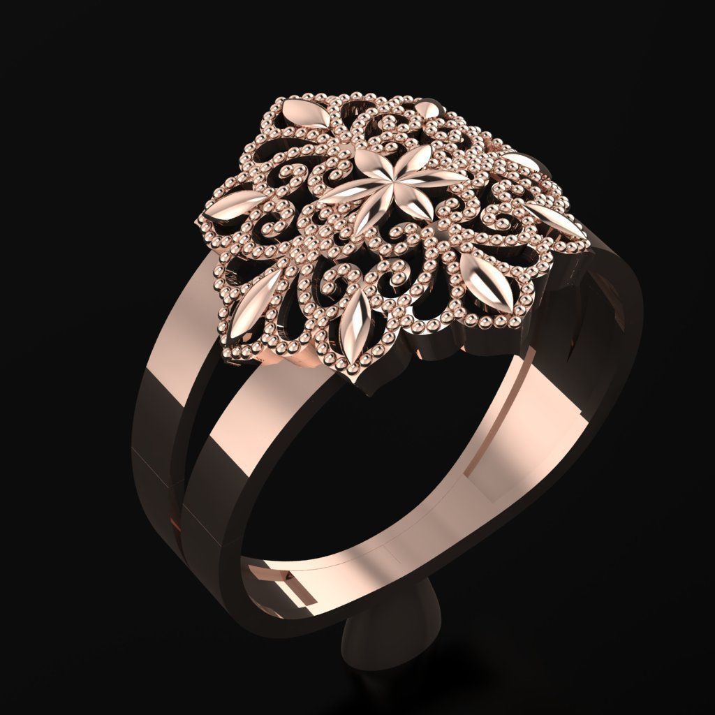 RING SIZE 18 NEW MODEL -GOLD PARK 3D print model_1