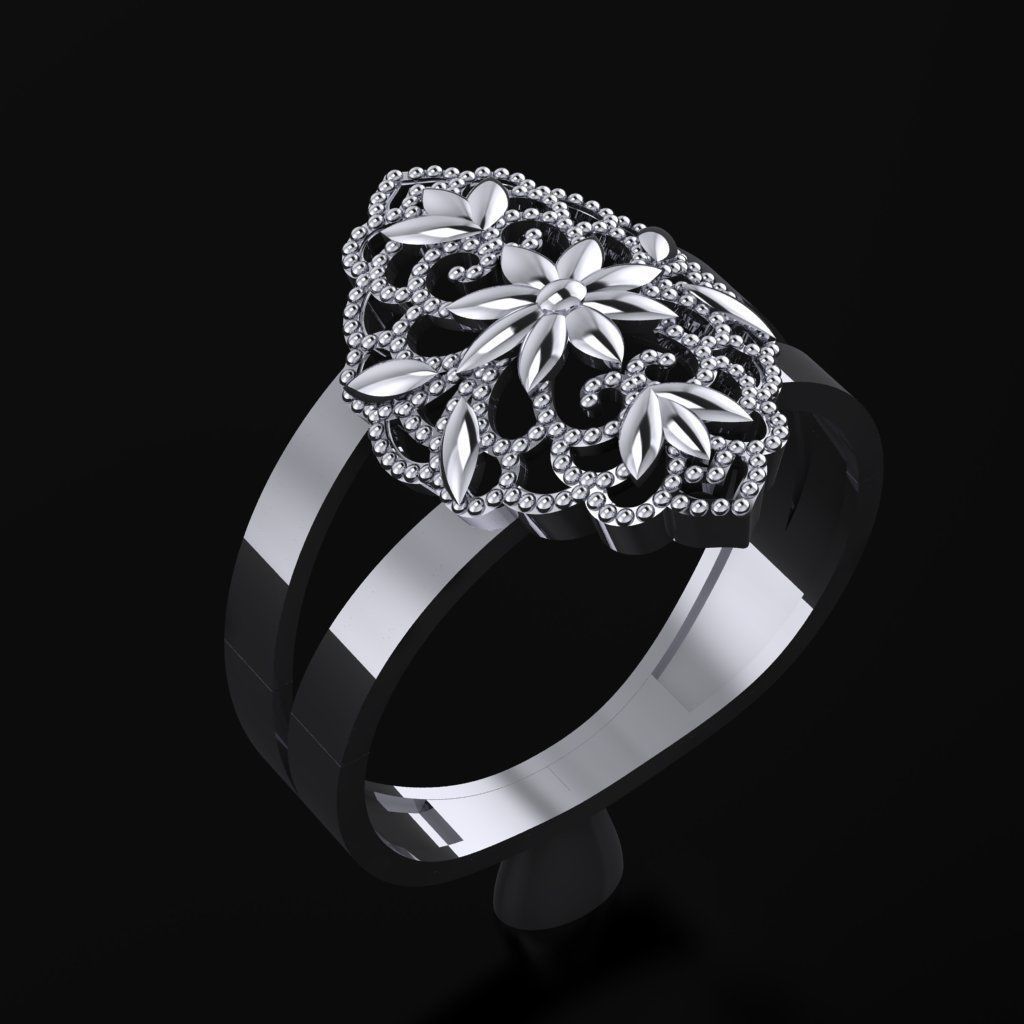RING SIZE 18 NEW MODEL -GOLD PARK 3D print model_2