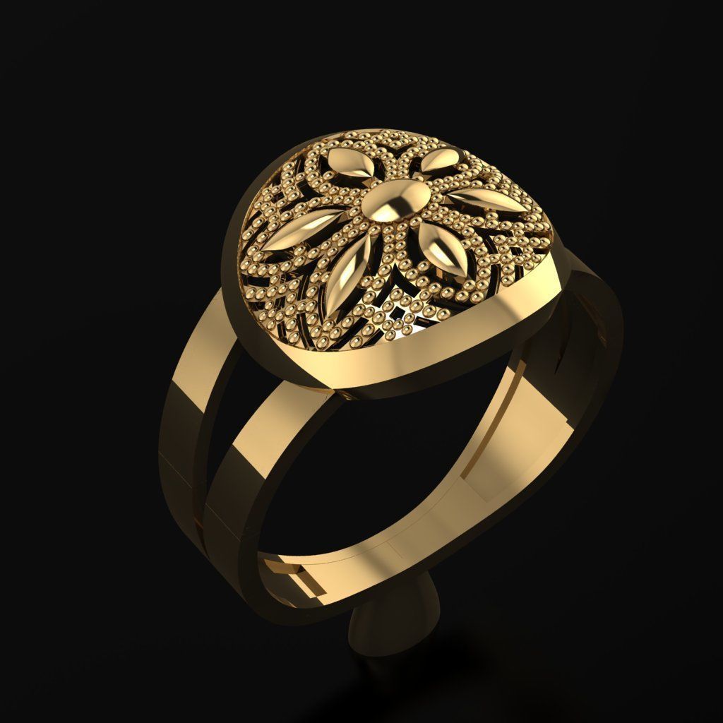 RING SIZE 18 NEW MODEL -GOLD PARK 3D print model_2