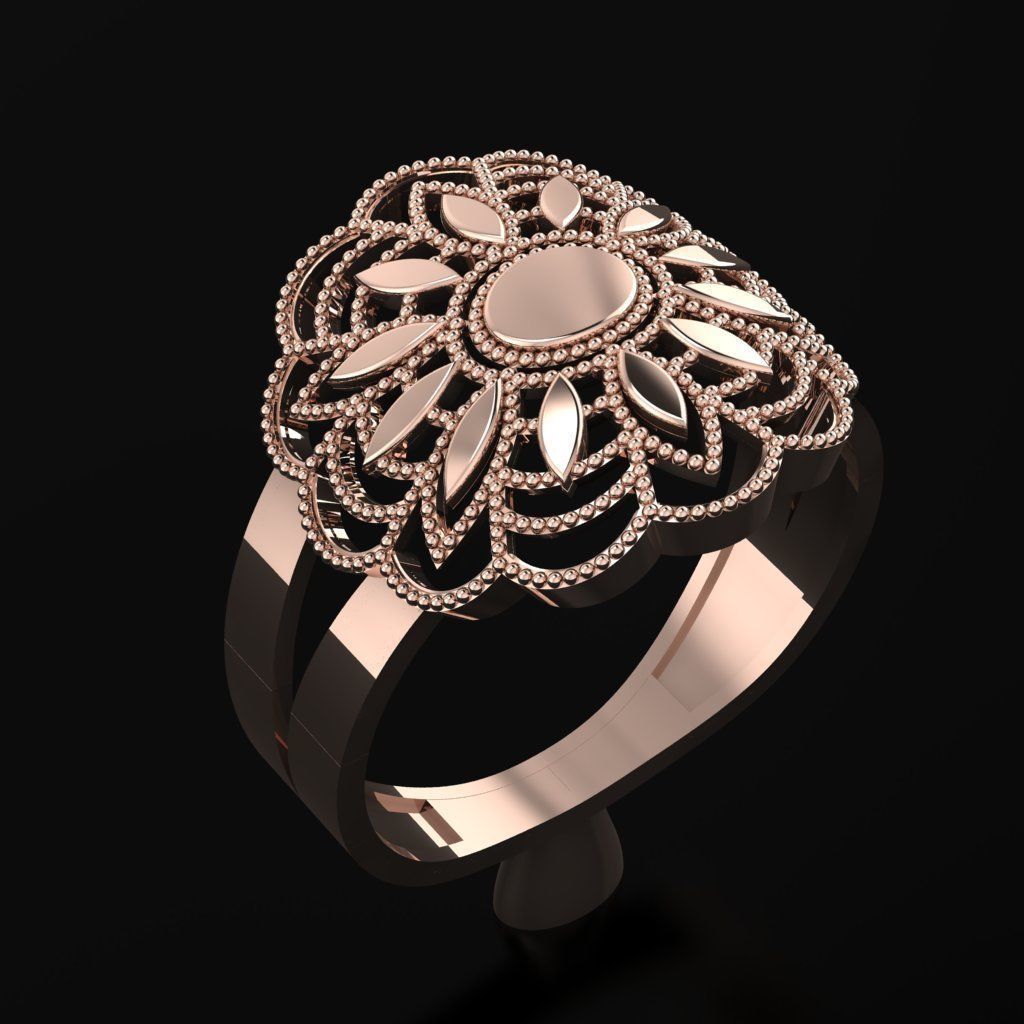 RING SIZE 18 NEW MODEL -GOLD PARK 3D print model_1