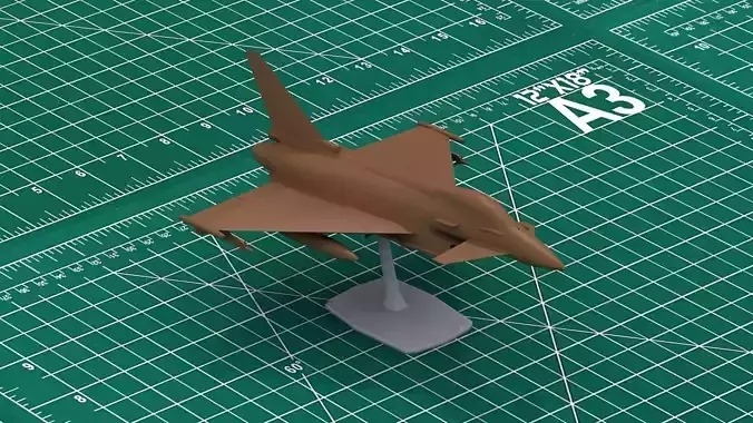 Eurofighter Typhoon 3D Print 3D print model