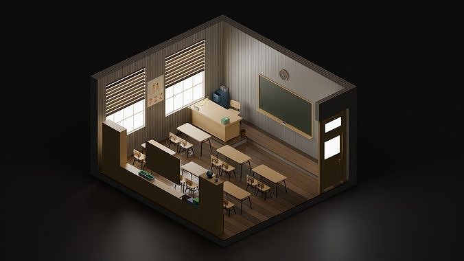 Class Room 3D model