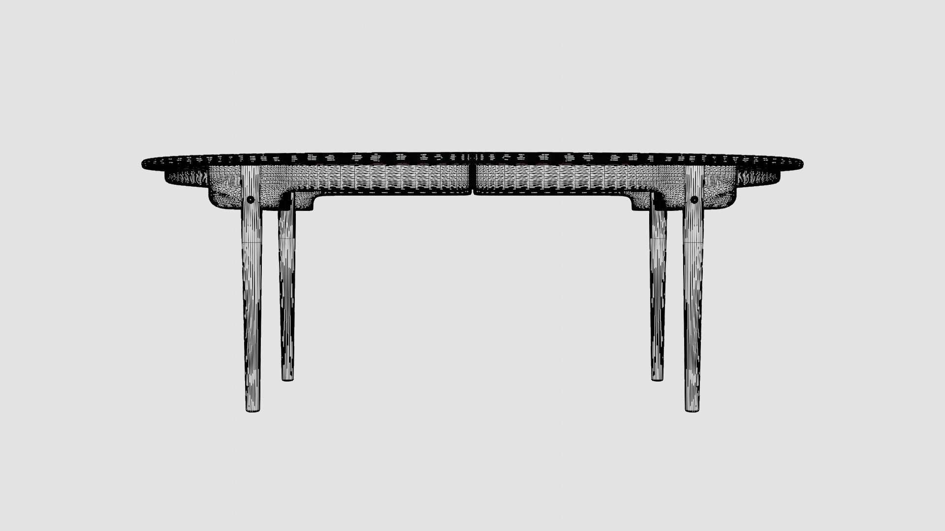 CH338 Table Low-poly 3D model_6