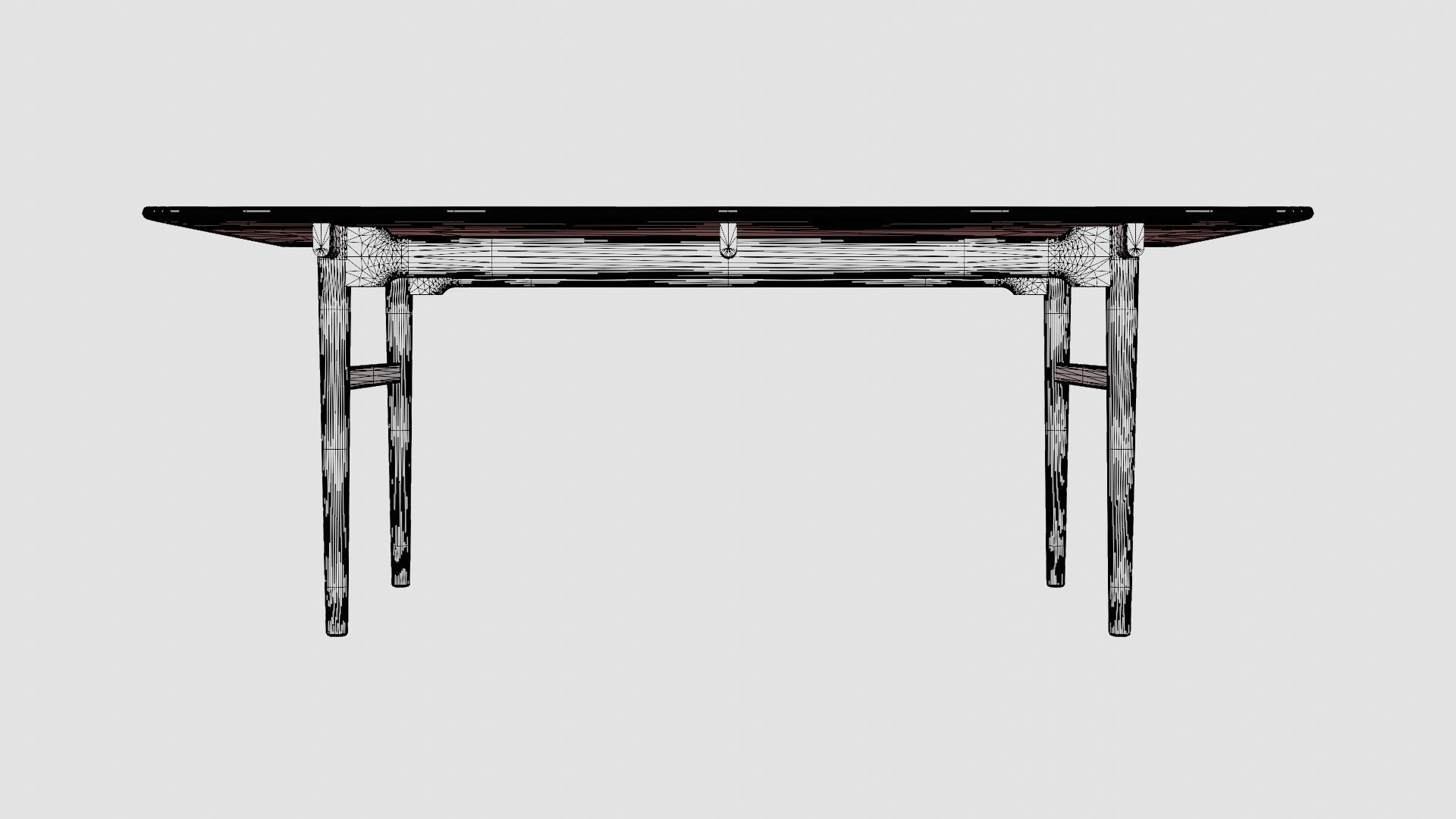 CH327 Table Low-poly 3D model_6