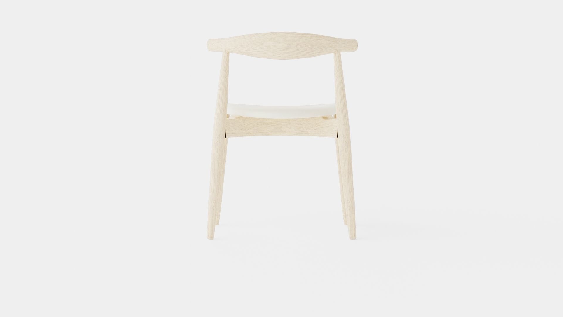 Carl Hansen CH20 Chair Low-poly 3D model_4