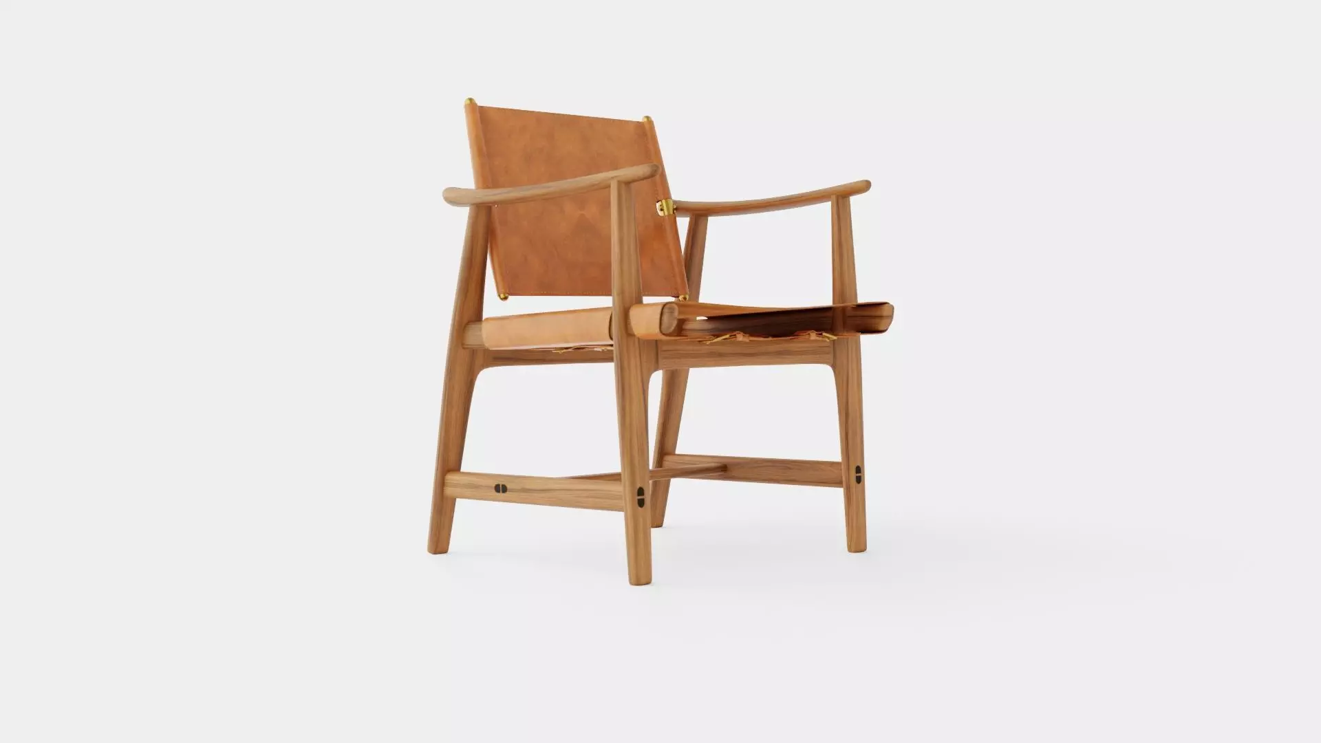 Carl Hansen BM1106 Armchair Low-poly 3D model