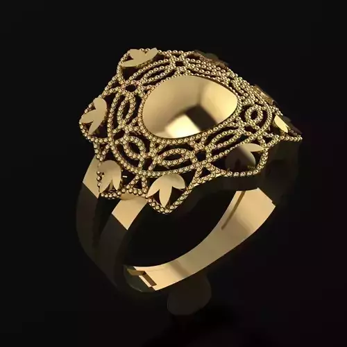 RING SIZE 18 NEW MODEL -GOLD PARK