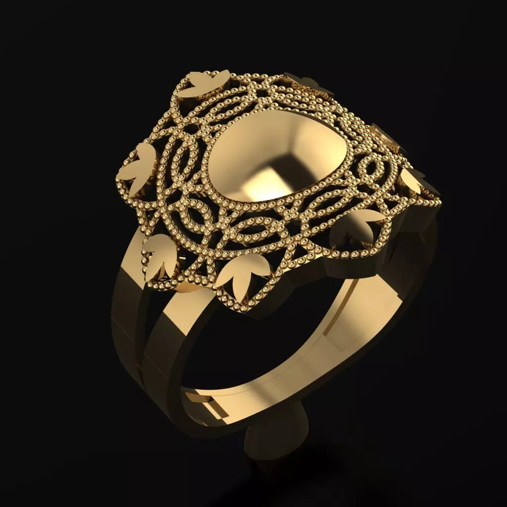 RING SIZE 18 NEW MODEL -GOLD PARK 3D print model