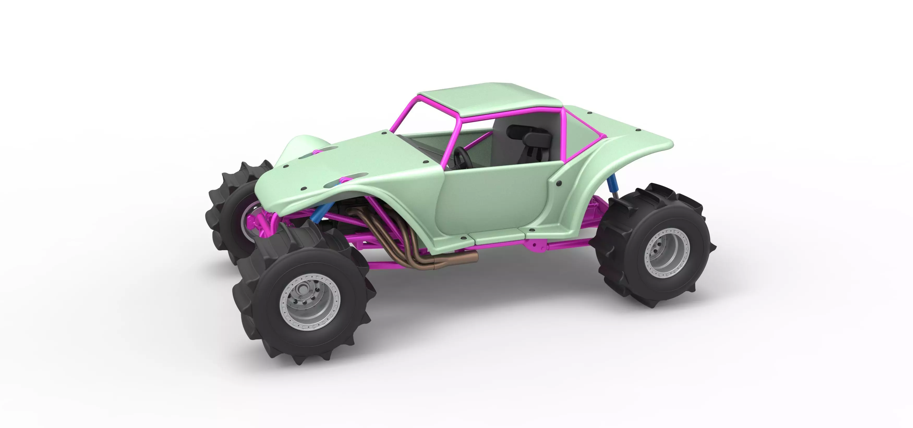 Formula Off Road Version 2 Scale 1 to 25 3D print model_0