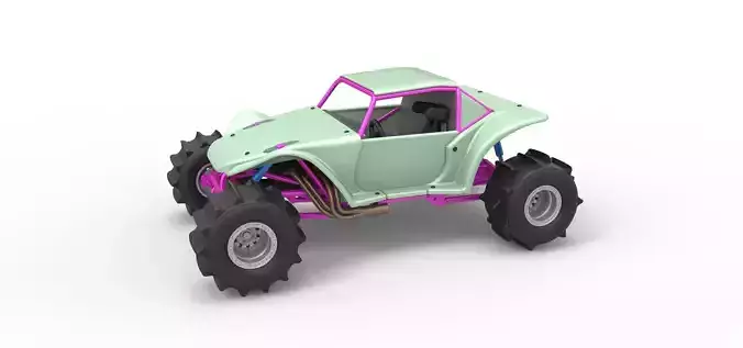 Formula Off Road Version 2 Scale 1 to 25 3D print model