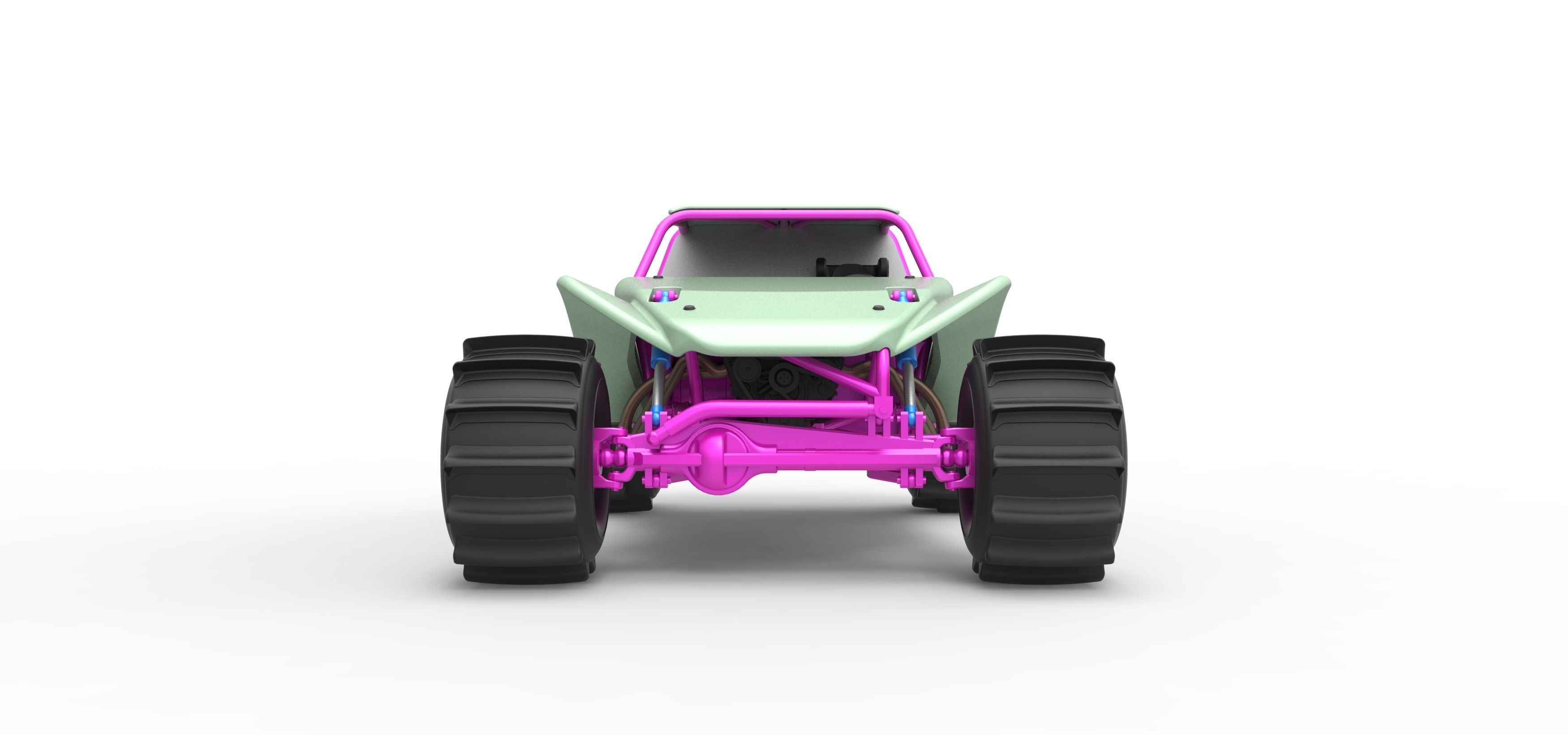 Formula Off Road Version 2 Scale 1 to 25 3D print model_7