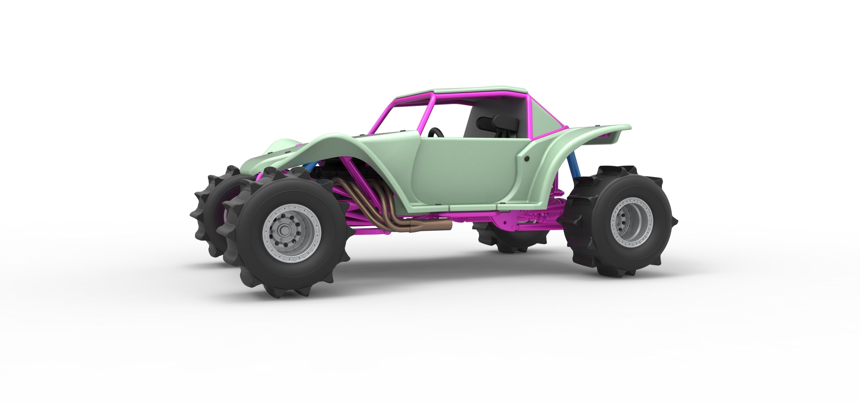 Formula Off Road Version 2 Scale 1 to 25 3D print model_2