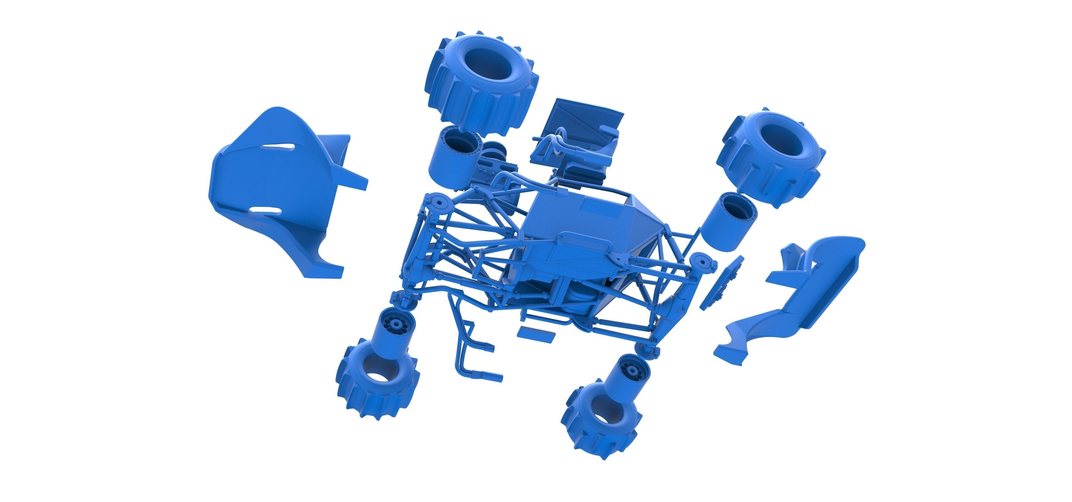 Formula Off Road Version 2 Scale 1 to 25 3D print model_43