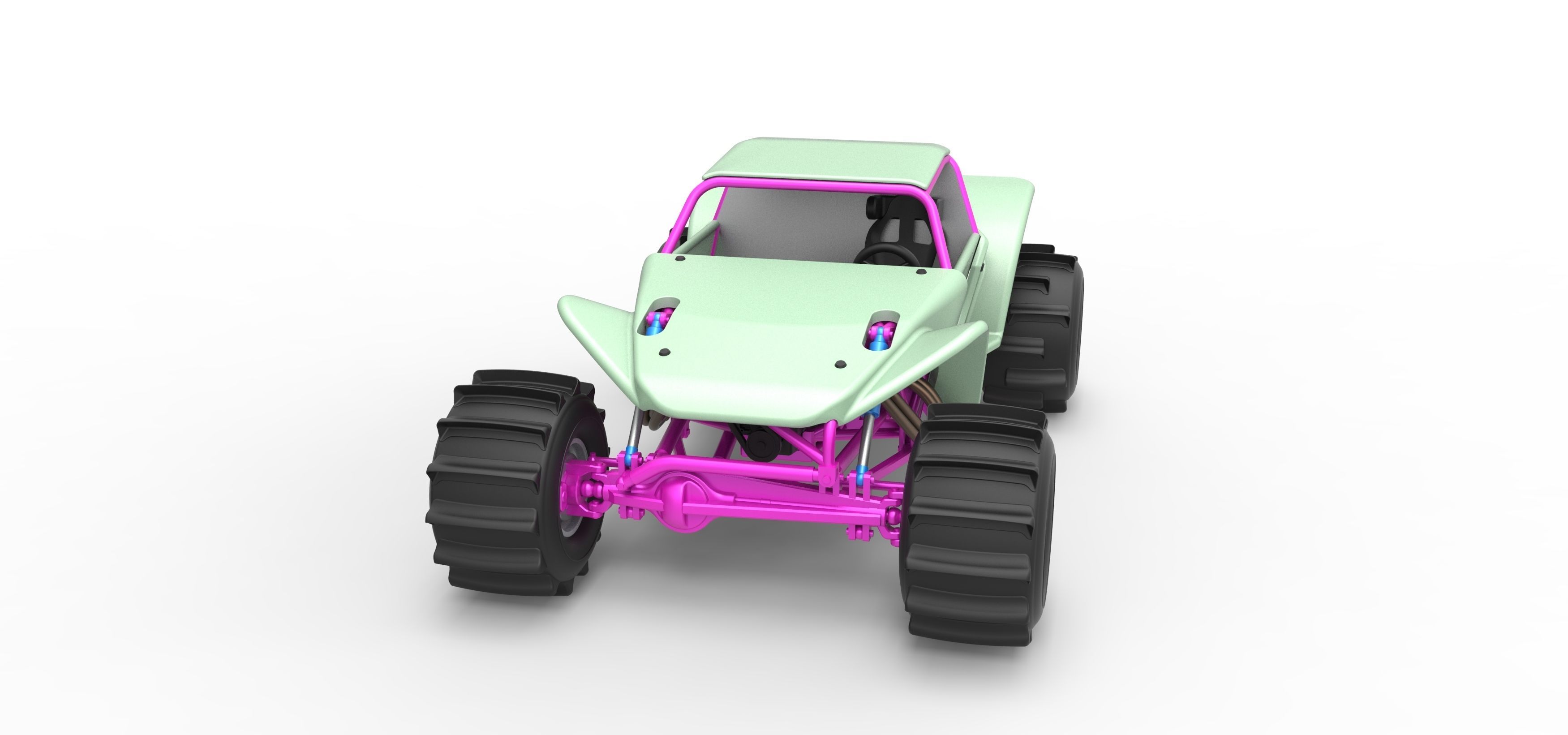 Formula Off Road Version 2 Scale 1 to 25 3D print model_5