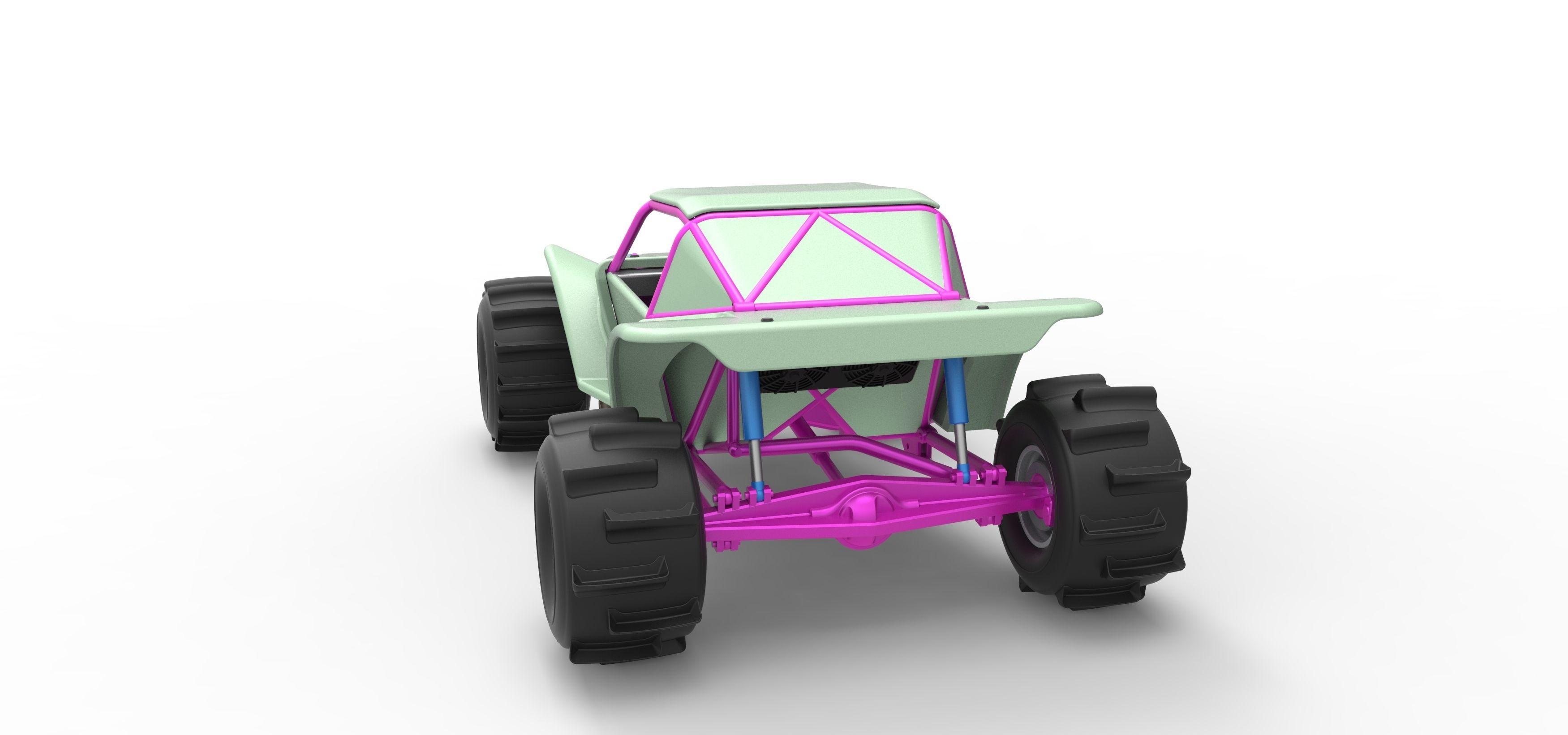 Formula Off Road Version 2 Scale 1 to 25 3D print model_14