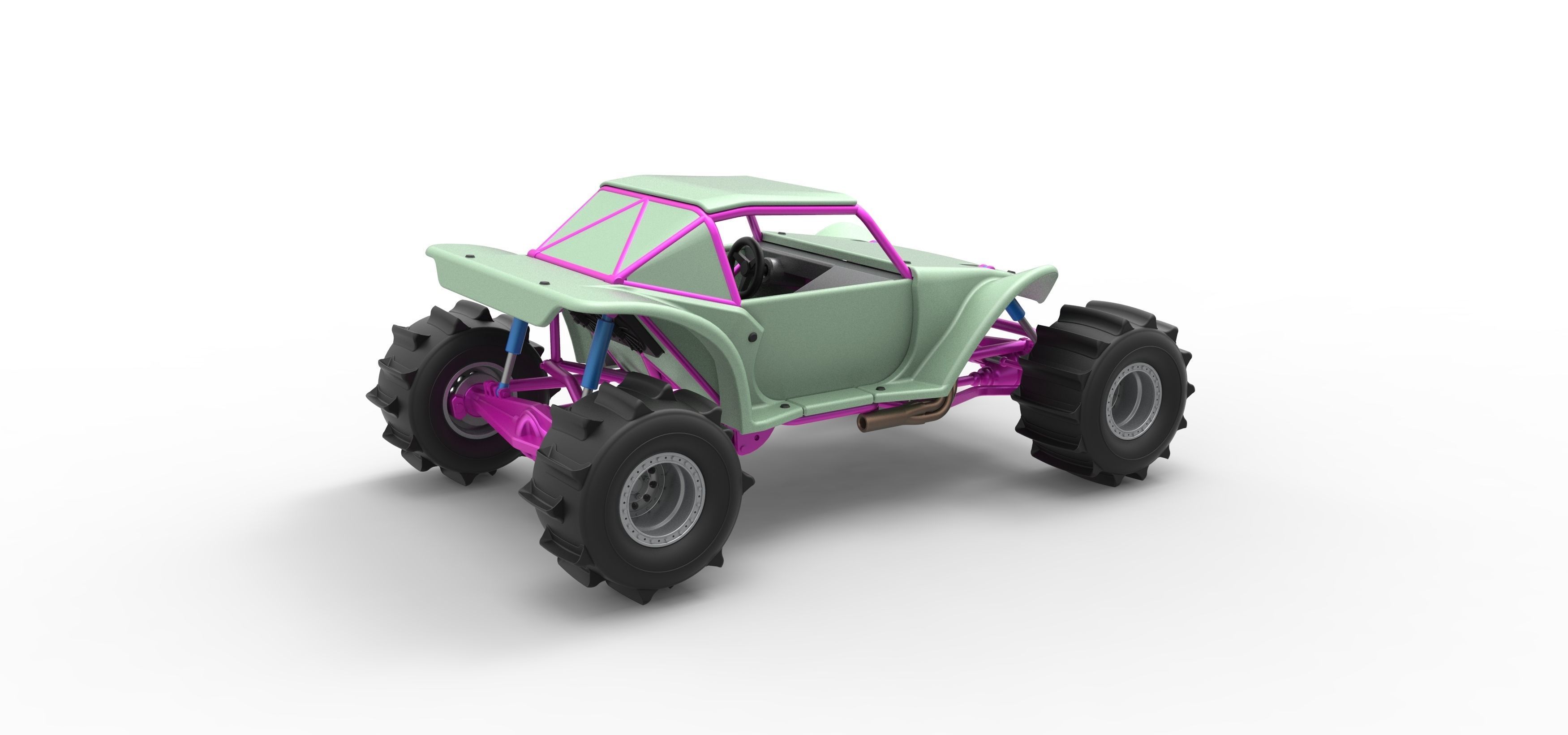 Formula Off Road Version 2 Scale 1 to 25 3D print model_18