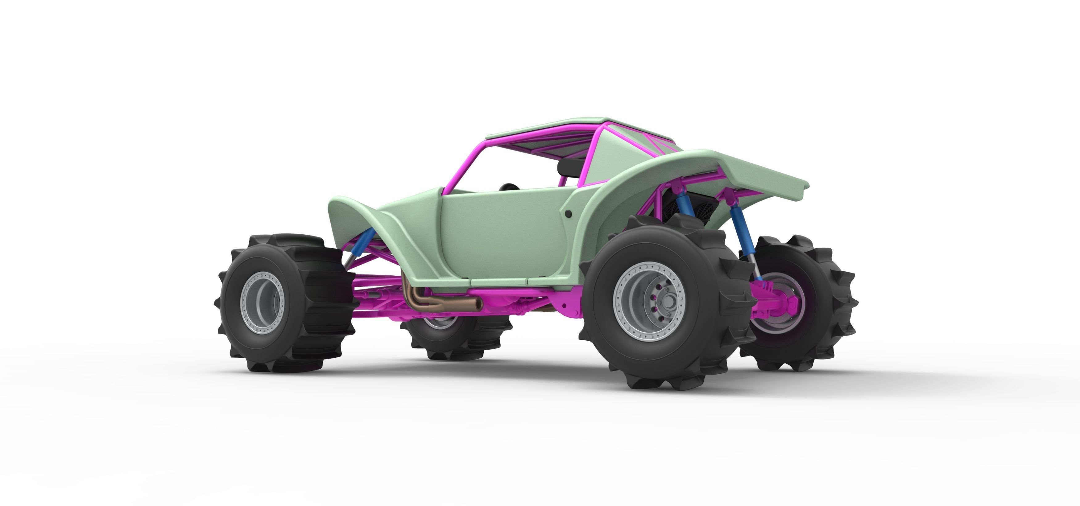 Formula Off Road Version 2 Scale 1 to 25 3D print model_13