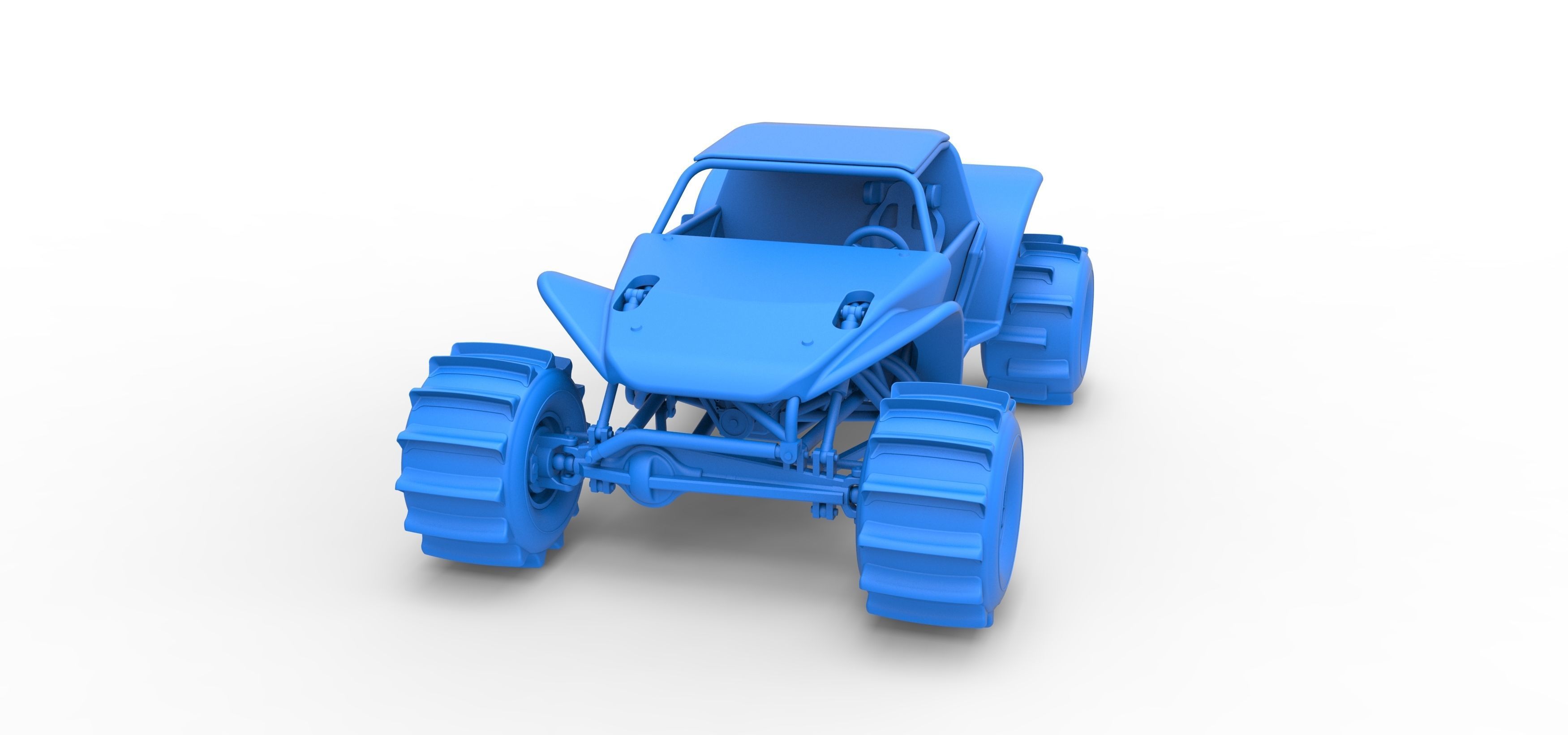 Formula Off Road Version 2 Scale 1 to 25 3D print model_25