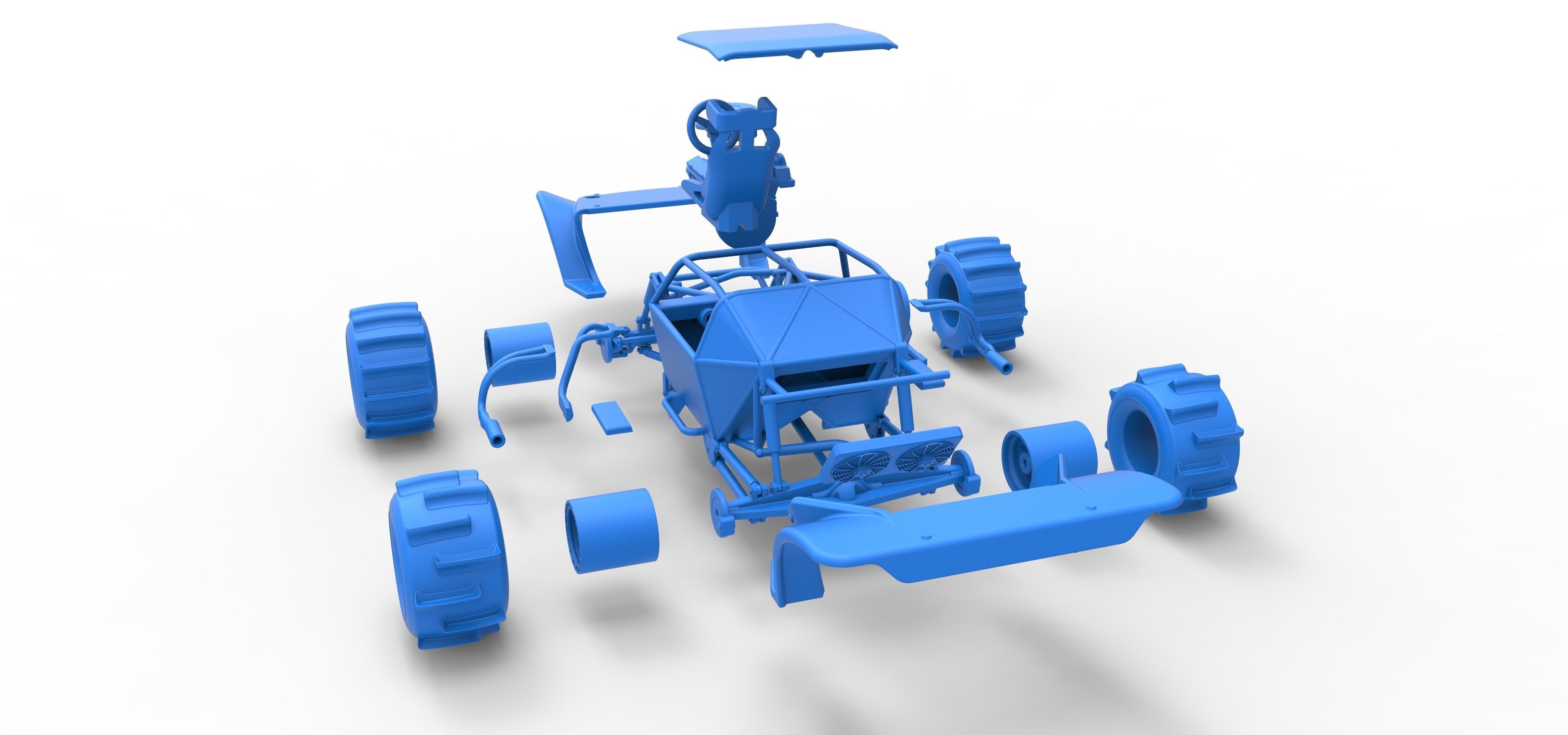 Formula Off Road Version 2 Scale 1 to 25 3D print model_48