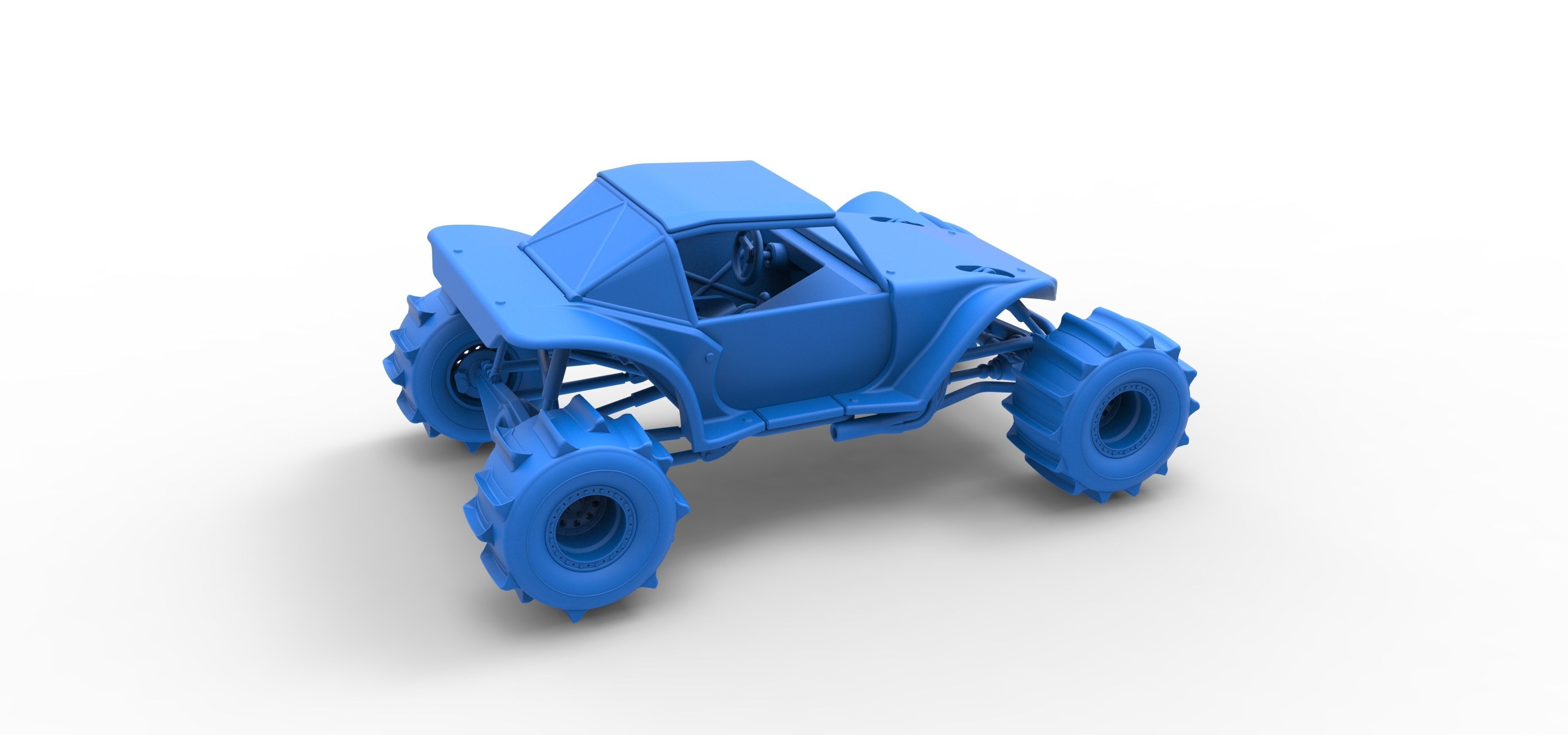 Formula Off Road Version 2 Scale 1 to 25 3D print model_38