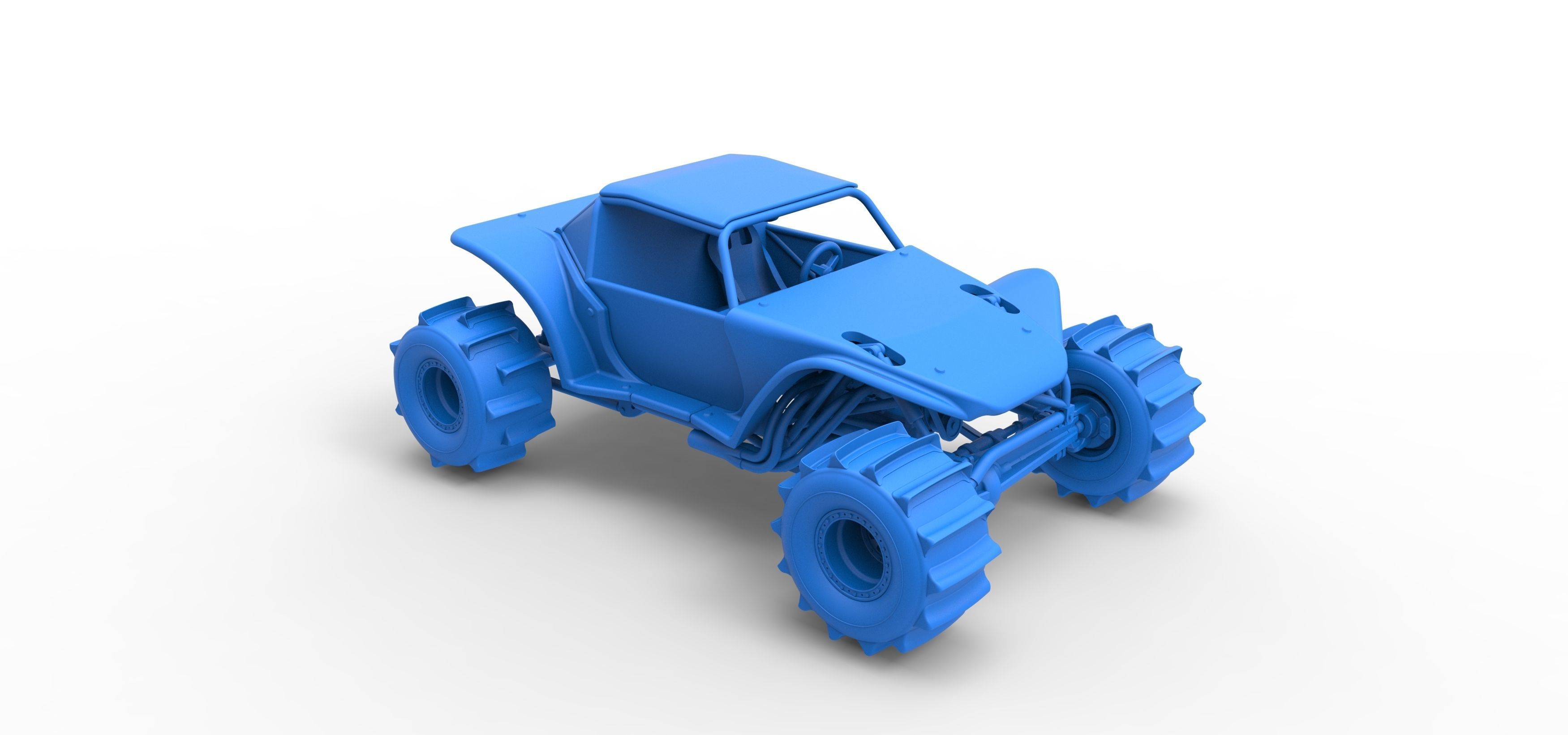 Formula Off Road Version 2 Scale 1 to 25 3D print model_40