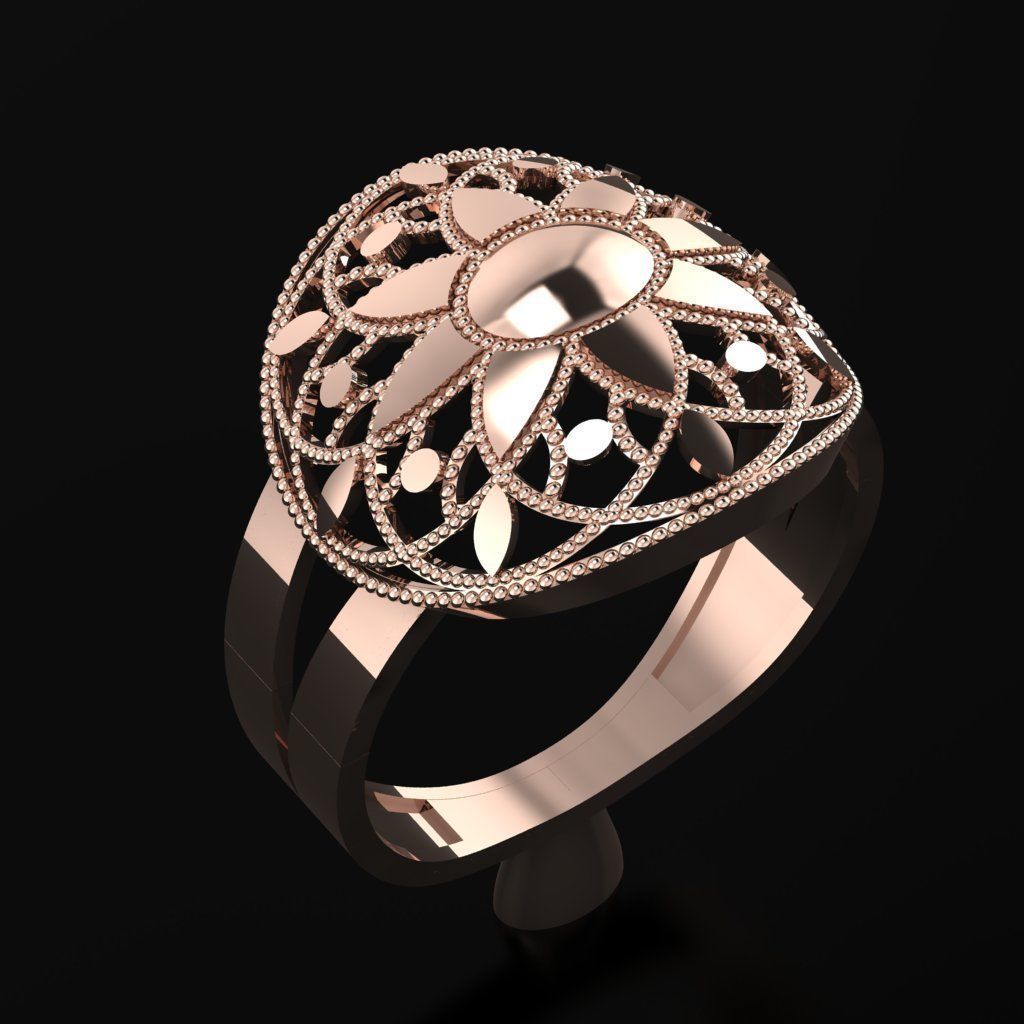 RING SIZE 18 NEW MODEL -GOLD PARK 3D print model_1