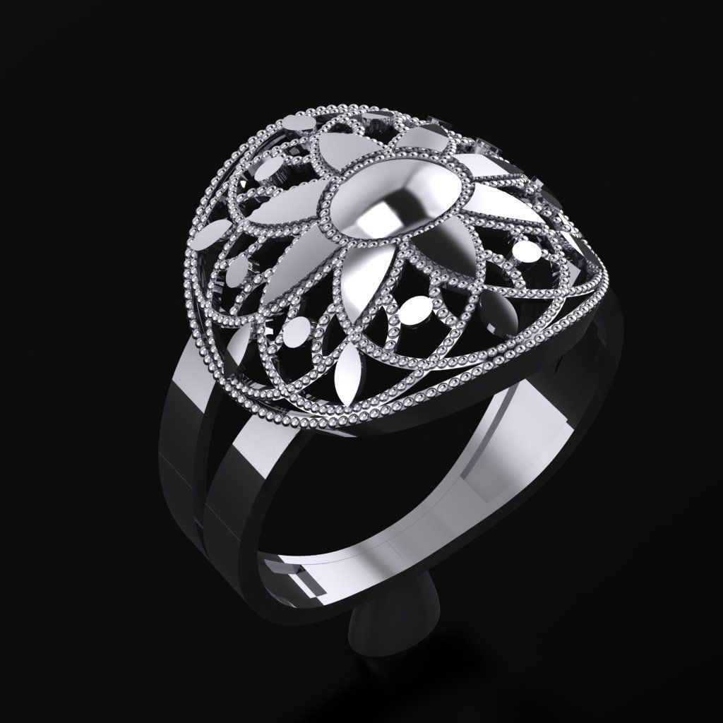 RING SIZE 18 NEW MODEL -GOLD PARK 3D print model_2