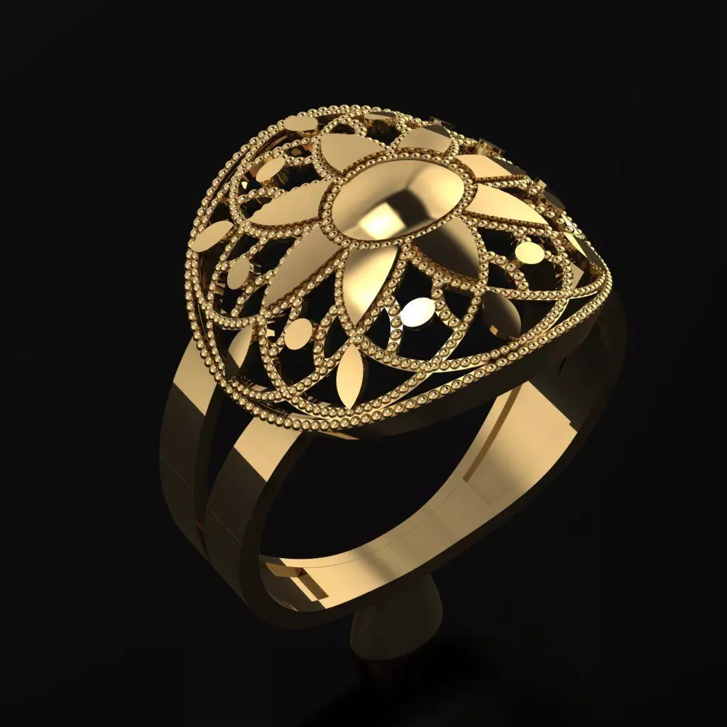 RING SIZE 18 NEW MODEL -GOLD PARK 3D print model_0