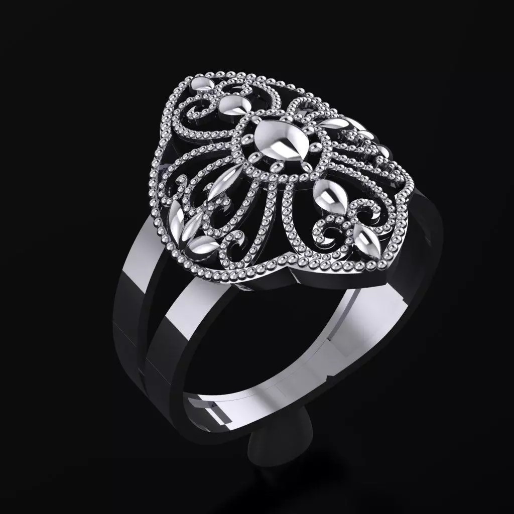 RING SIZE 18 NEW MODEL -GOLD PARK 3D print model