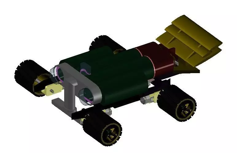 Vacuum Cleaner Toy Car 3D print model_0