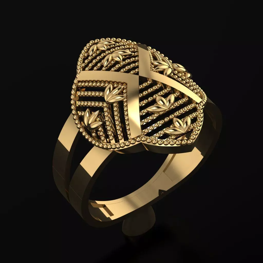 RING SIZE 18 NEW MODEL -GOLD PARK 3D print model_0
