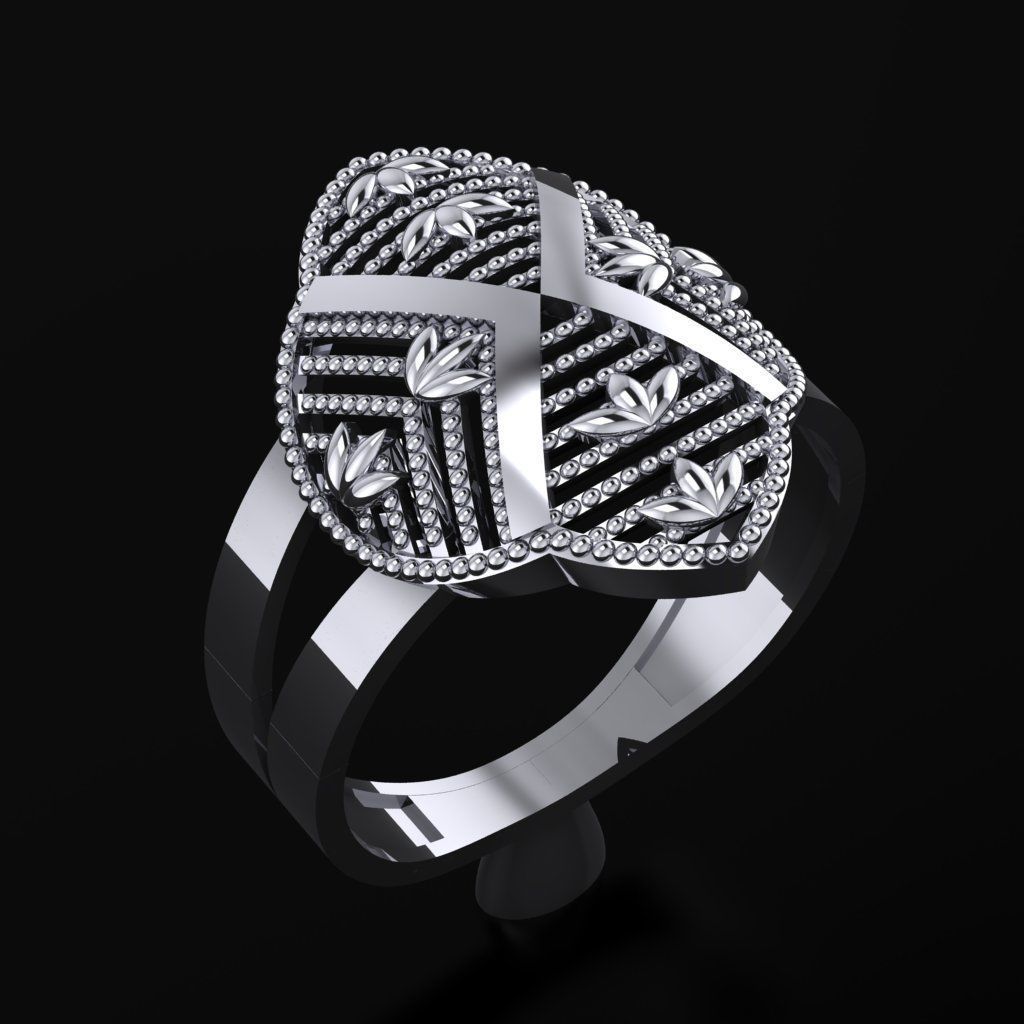 RING SIZE 18 NEW MODEL -GOLD PARK 3D print model_2