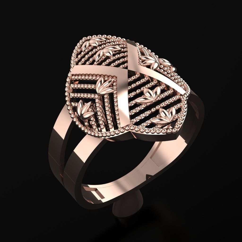 RING SIZE 18 NEW MODEL -GOLD PARK 3D print model_1