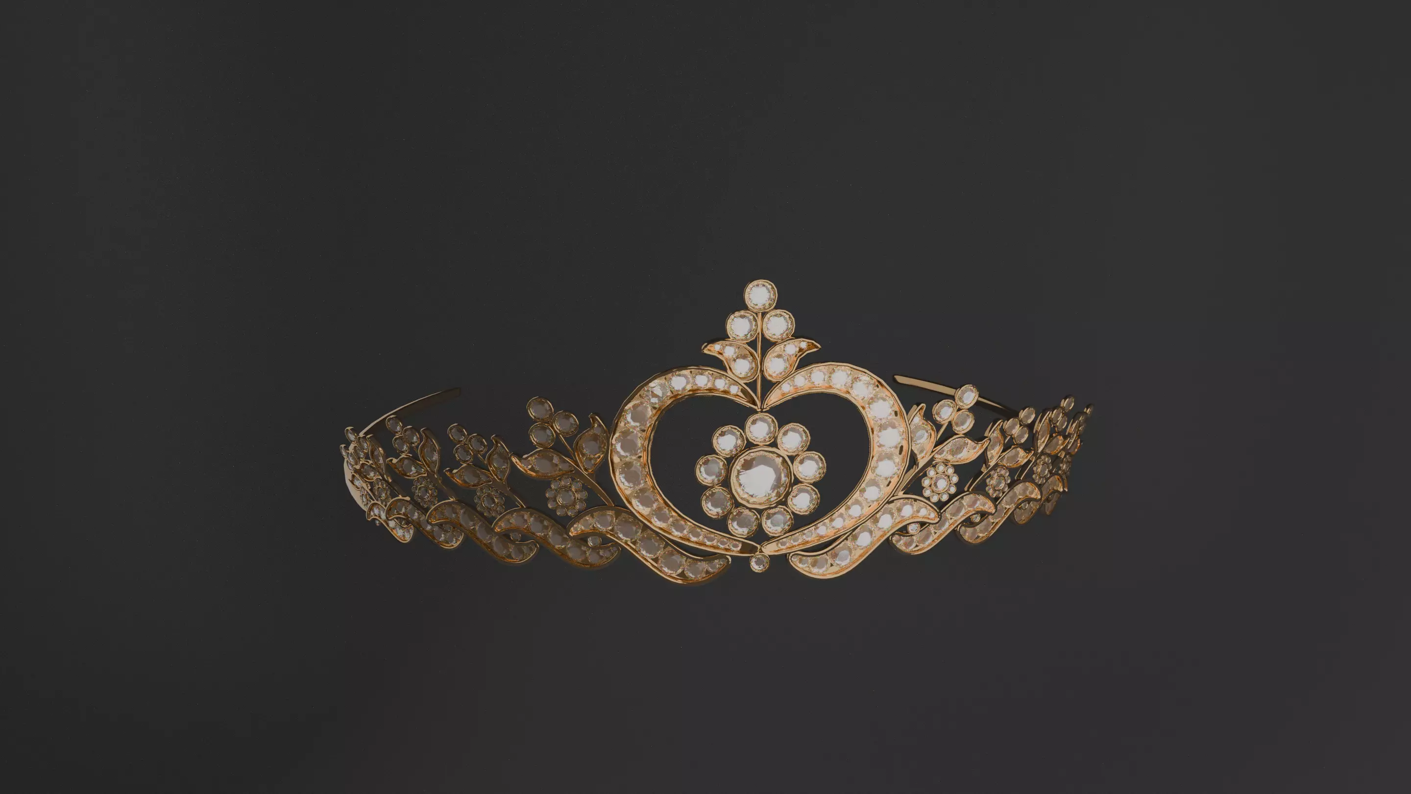 Princess Tiara 3D model_0