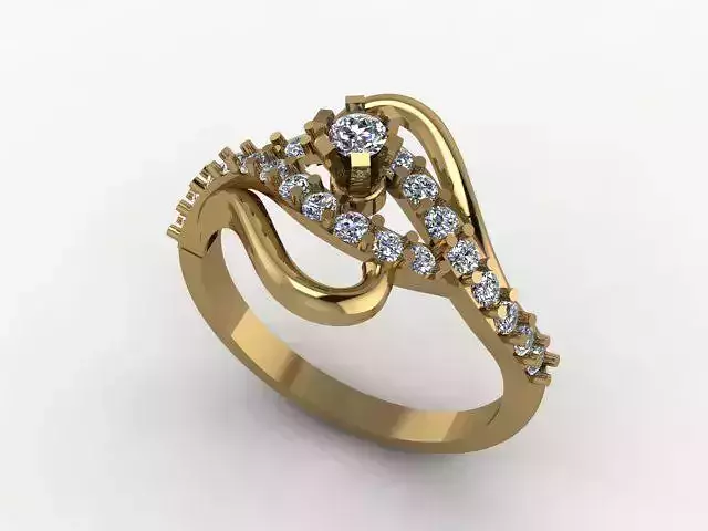 wedding ring for gift 3D print model