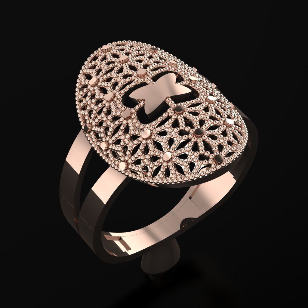 RING SIZE 18 NEW MODEL -GOLD PARK 3D print model_1