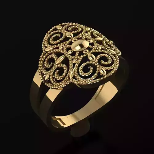 RING SIZE 18 NEW MODEL -GOLD PARK