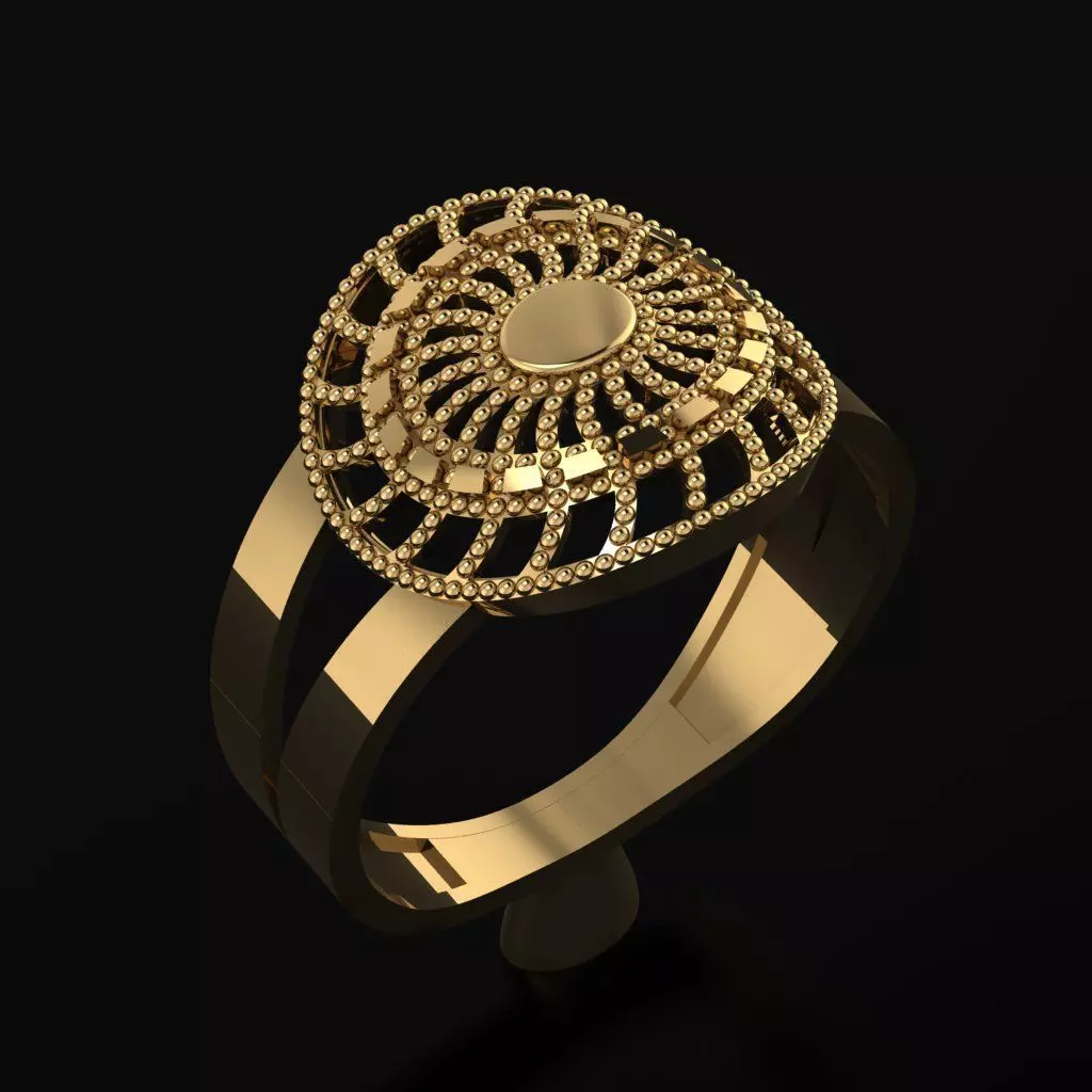 RING SIZE 18 NEW MODEL -GOLD PARK 3D print model_0